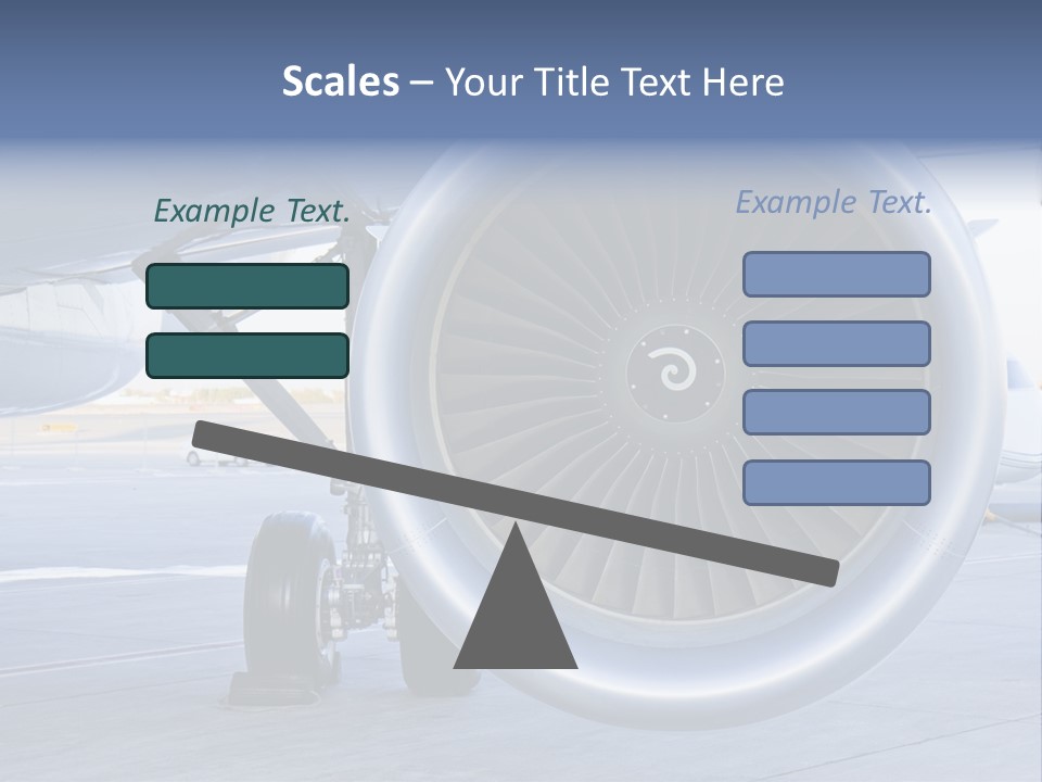Jet Turbine Propeller PowerPoint Template