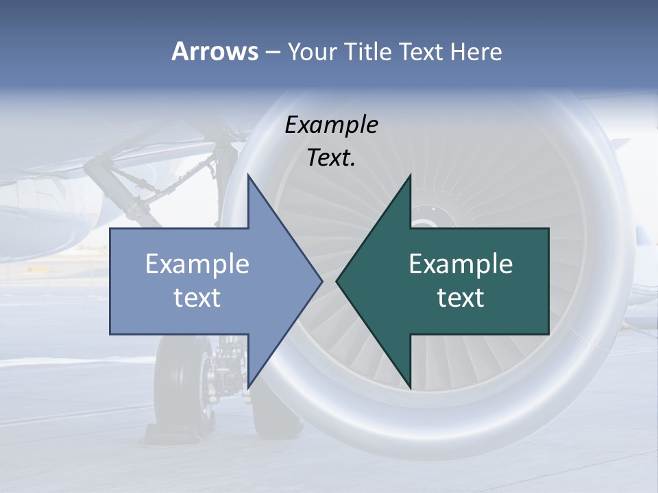 Jet Turbine Propeller PowerPoint Template