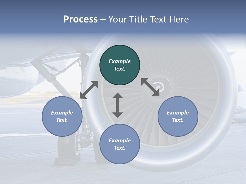 Jet Turbine Propeller PowerPoint Template