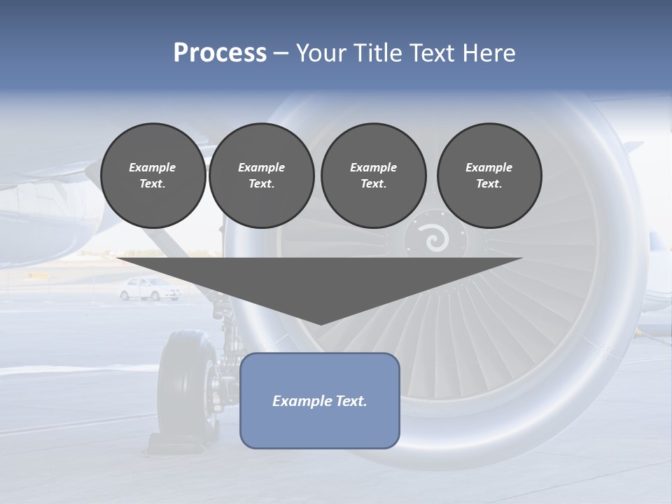 Jet Turbine Propeller PowerPoint Template