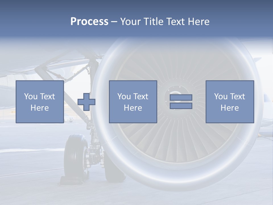 Jet Turbine Propeller PowerPoint Template
