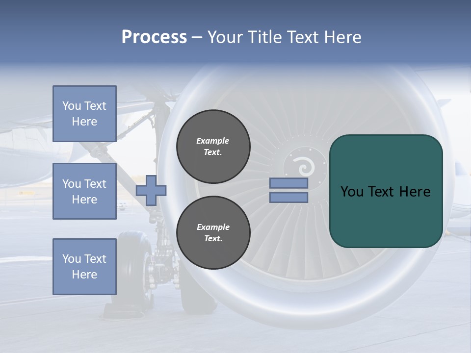 Jet Turbine Propeller PowerPoint Template