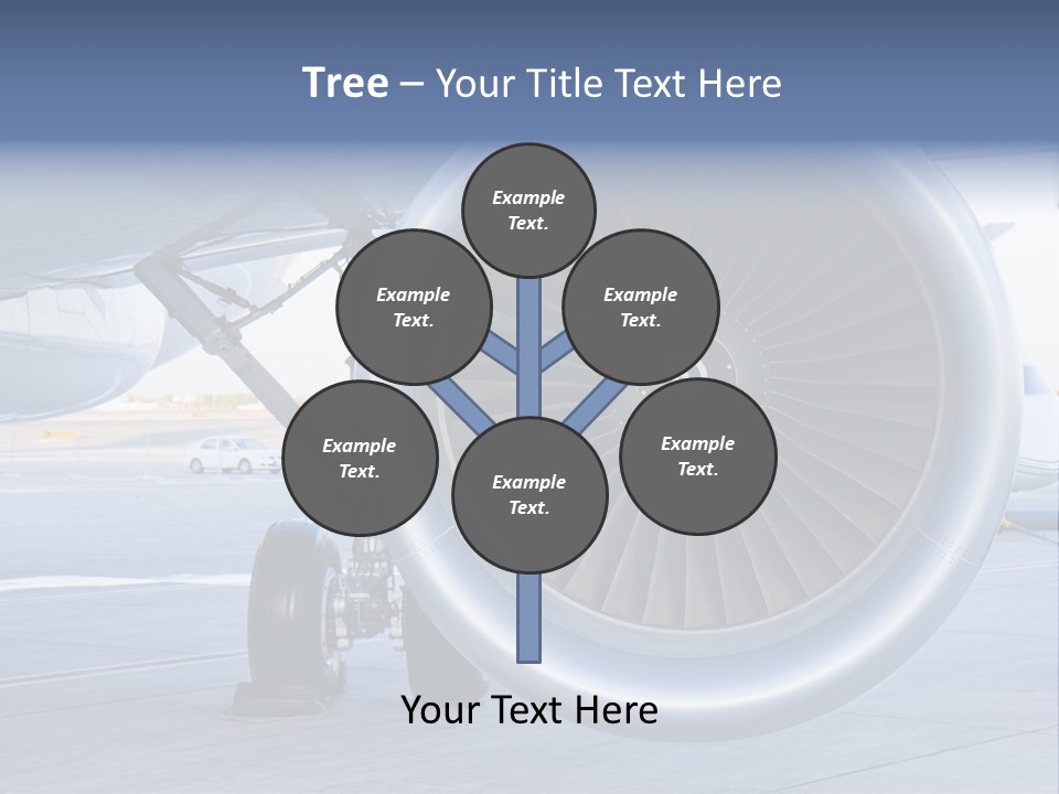 Jet Turbine Propeller PowerPoint Template