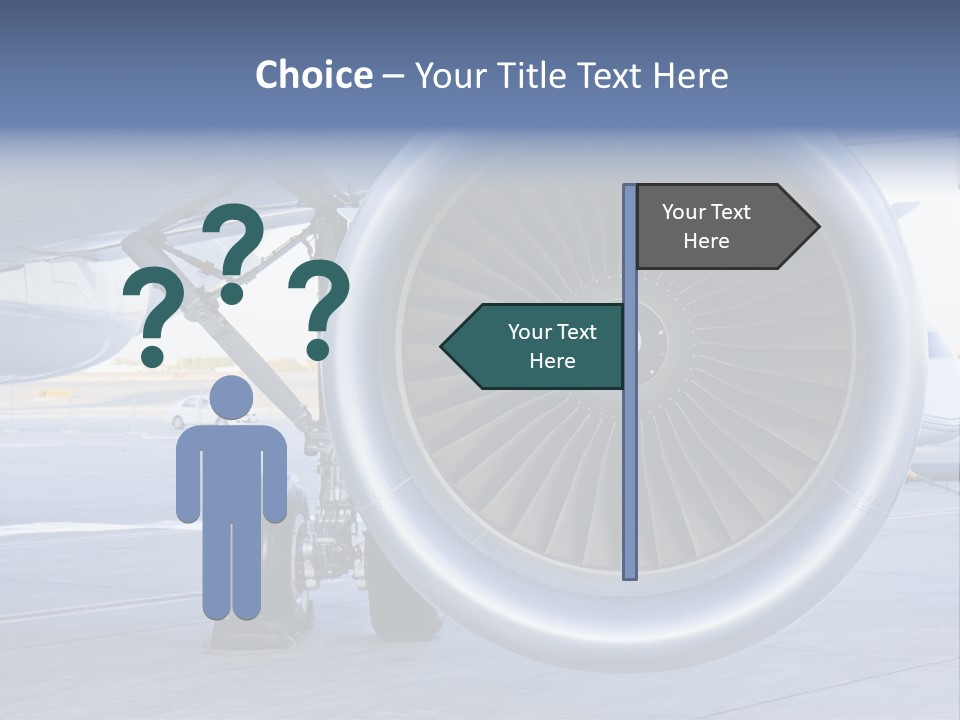 Jet Turbine Propeller PowerPoint Template