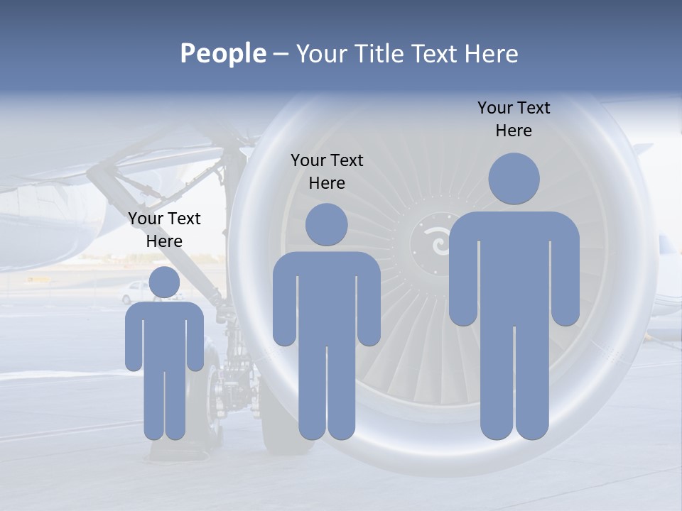 Jet Turbine Propeller PowerPoint Template