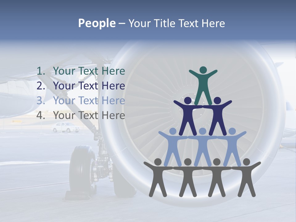 Jet Turbine Propeller PowerPoint Template