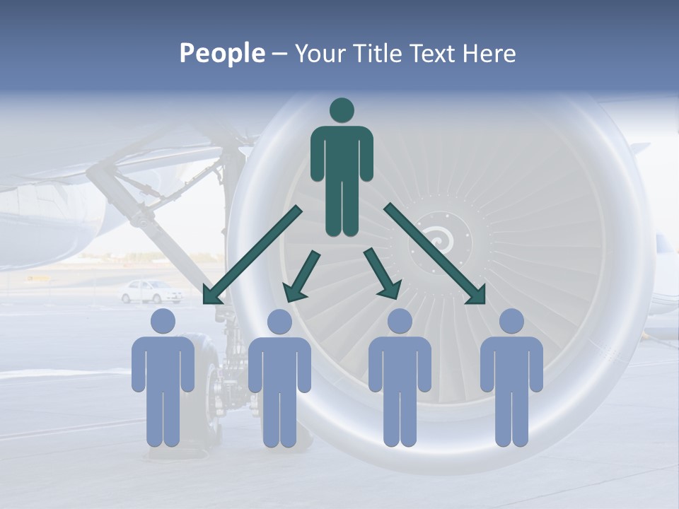 Jet Turbine Propeller PowerPoint Template