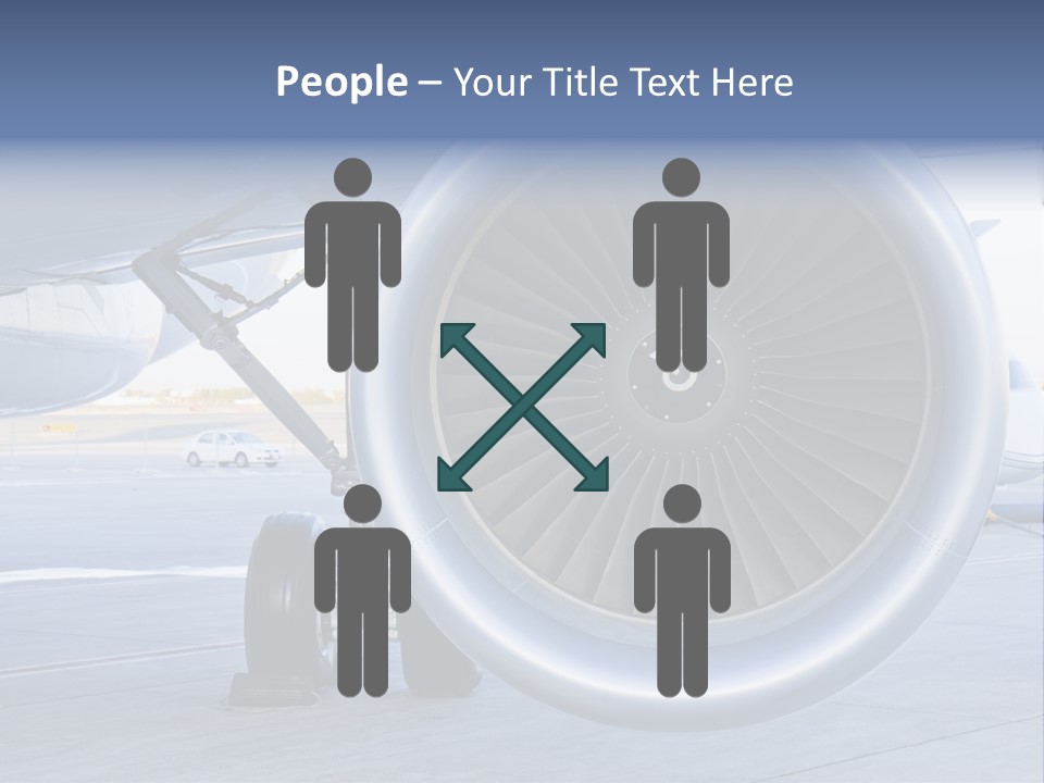 Jet Turbine Propeller PowerPoint Template