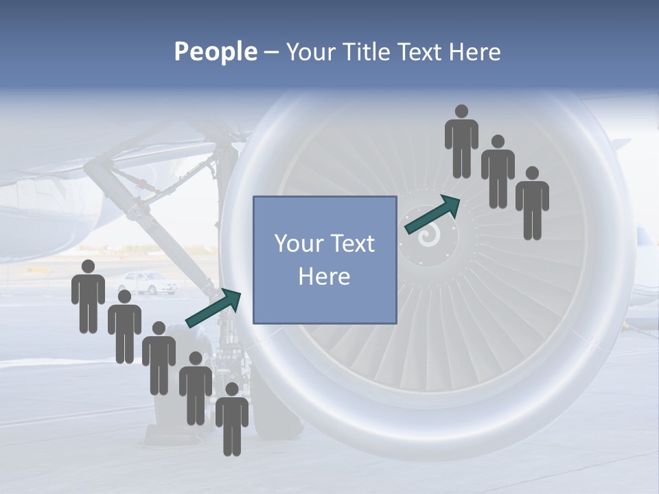 Jet Turbine Propeller PowerPoint Template