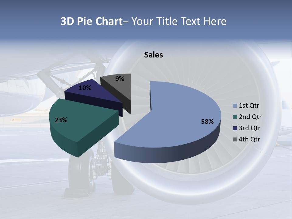 Jet Turbine Propeller PowerPoint Template