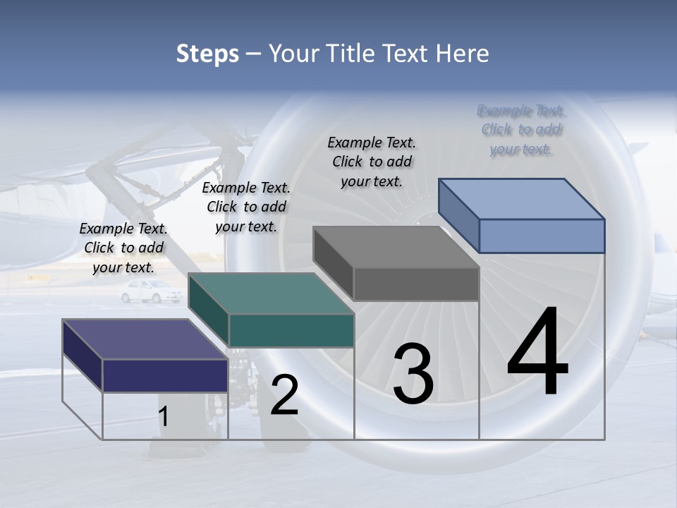 Jet Turbine Propeller PowerPoint Template