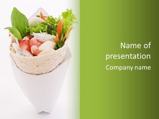 Eat Taco Burrito PowerPoint Template