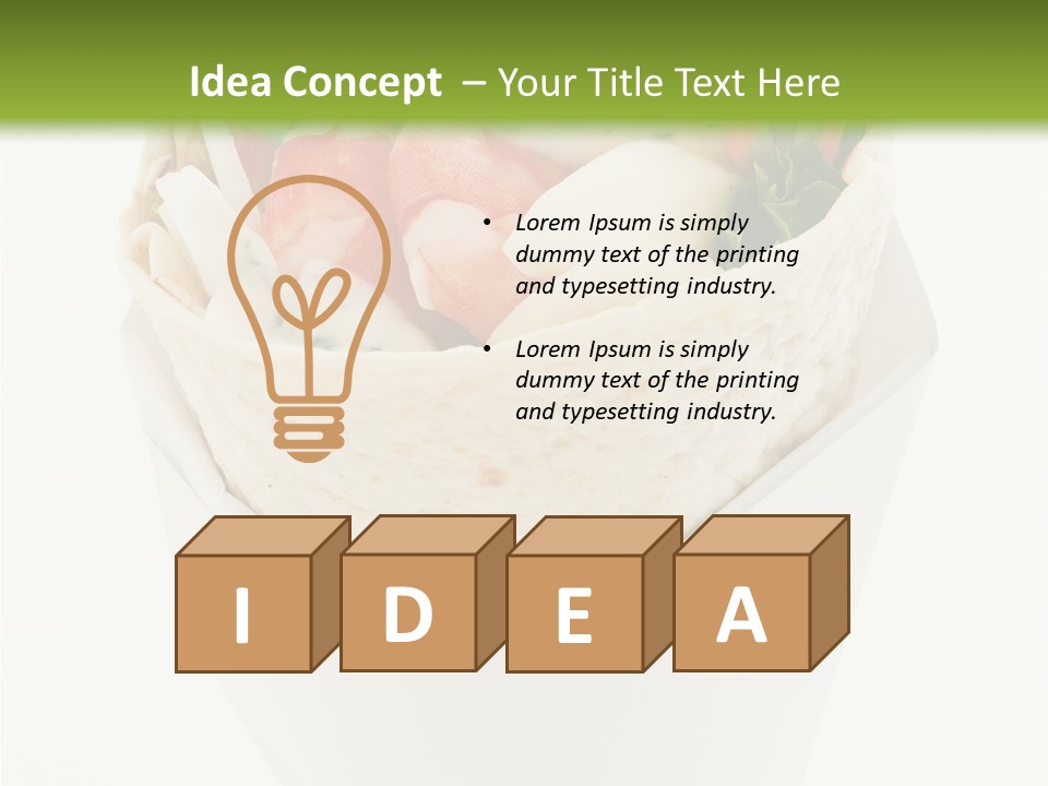 Eat Taco Burrito PowerPoint Template