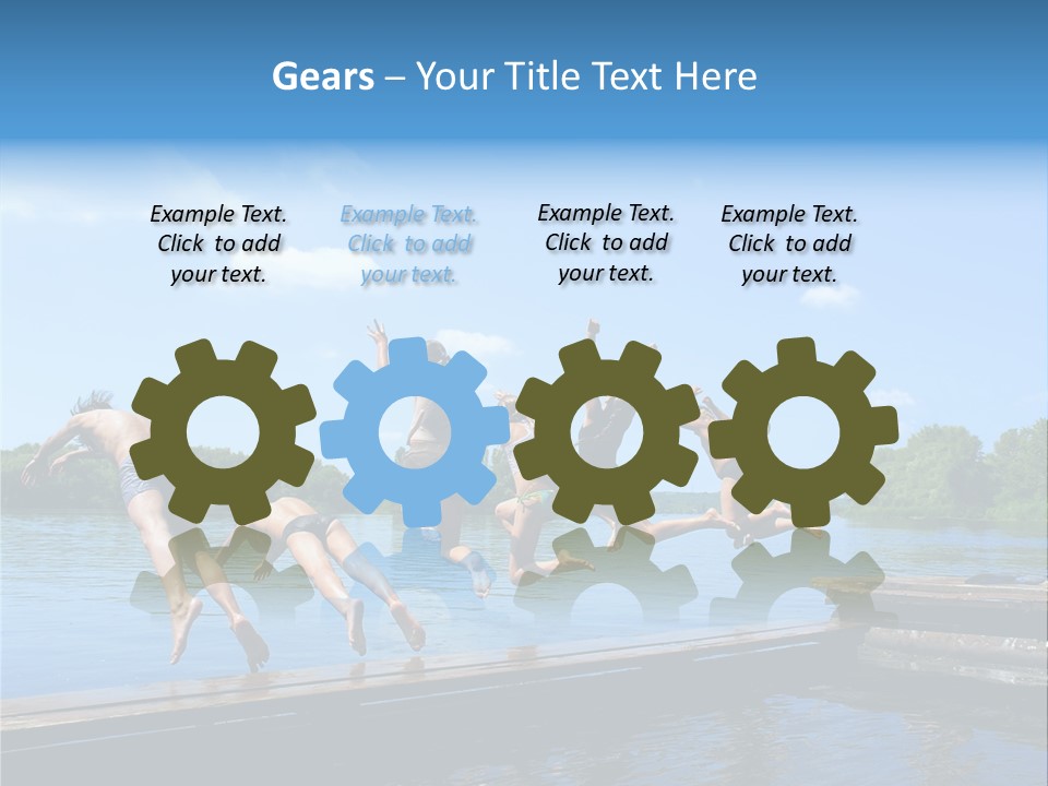 Innocence Cheer Background PowerPoint Template