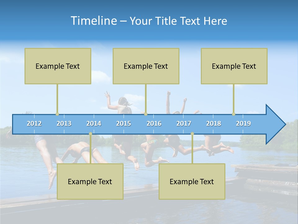 Innocence Cheer Background PowerPoint Template