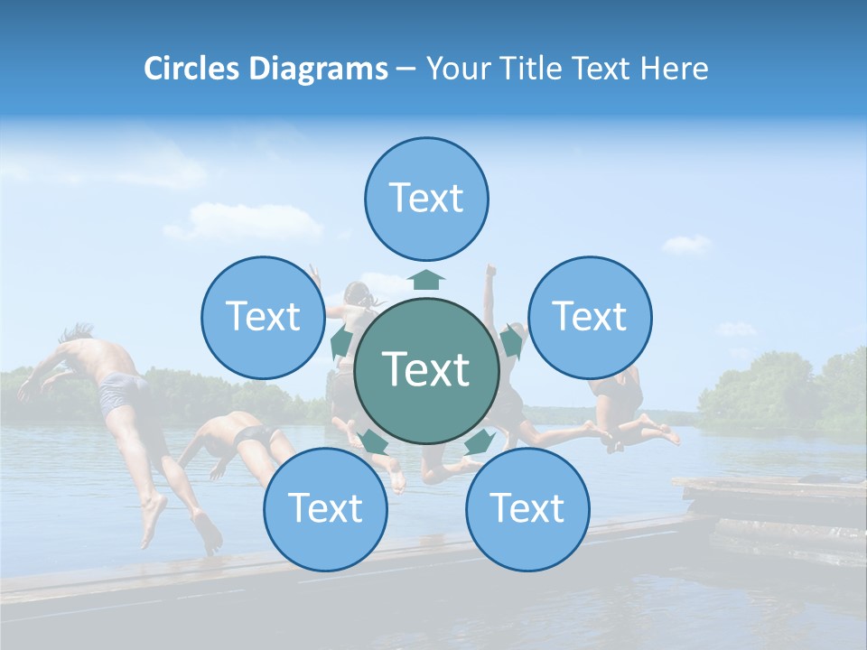 Innocence Cheer Background PowerPoint Template