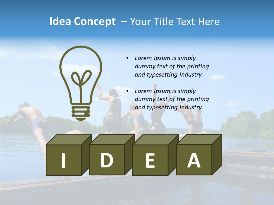 Innocence Cheer Background PowerPoint Template