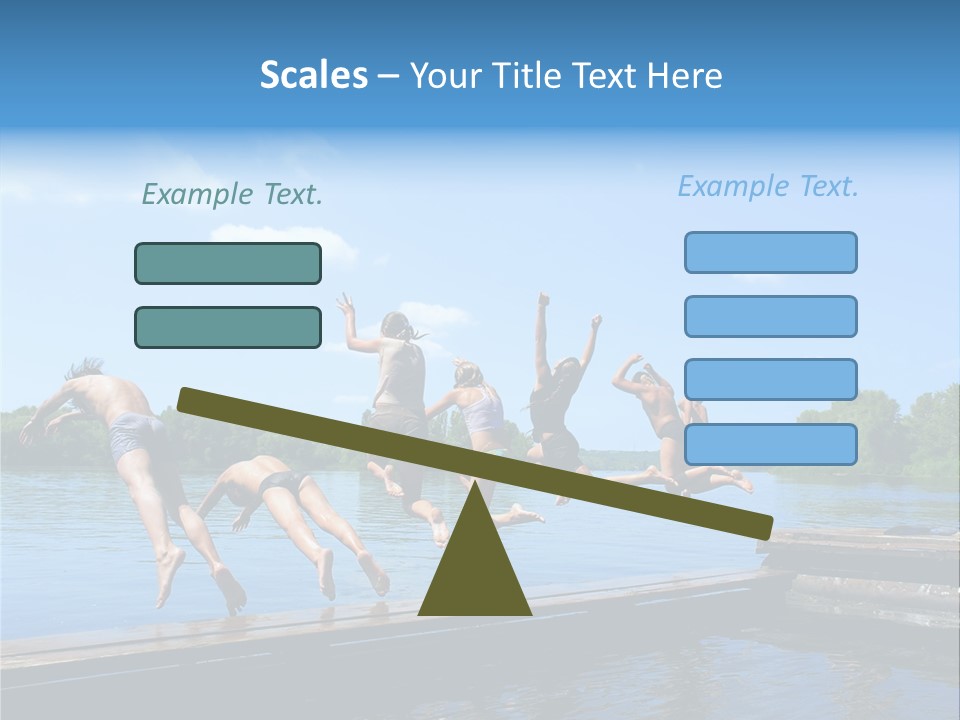 Innocence Cheer Background PowerPoint Template