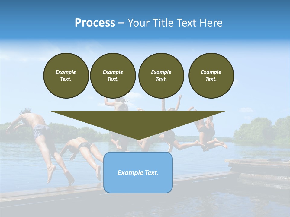 Innocence Cheer Background PowerPoint Template