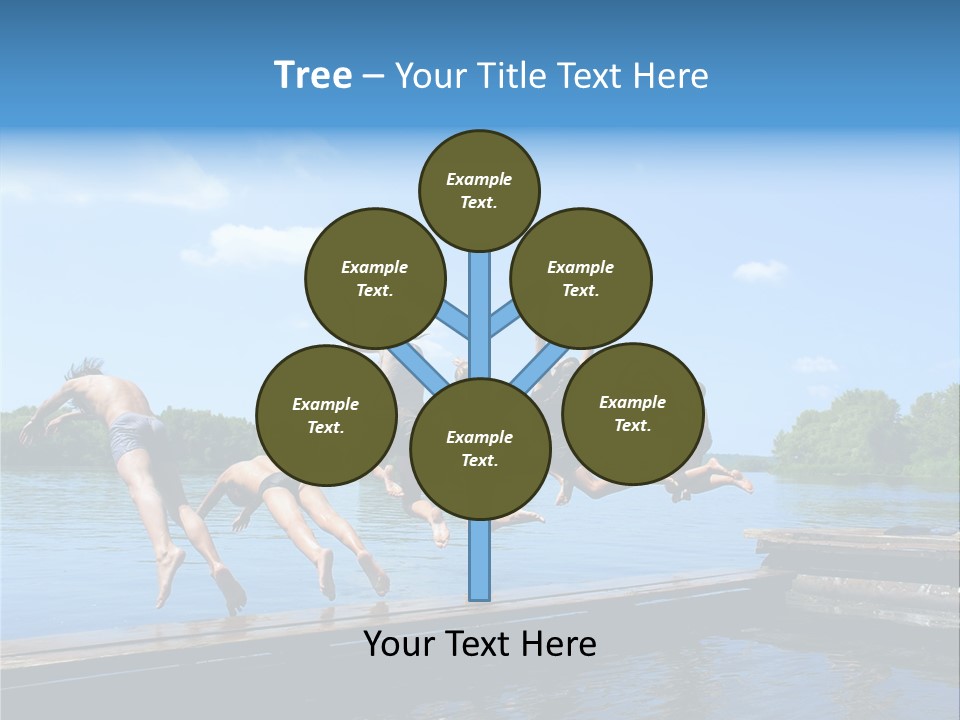 Innocence Cheer Background PowerPoint Template