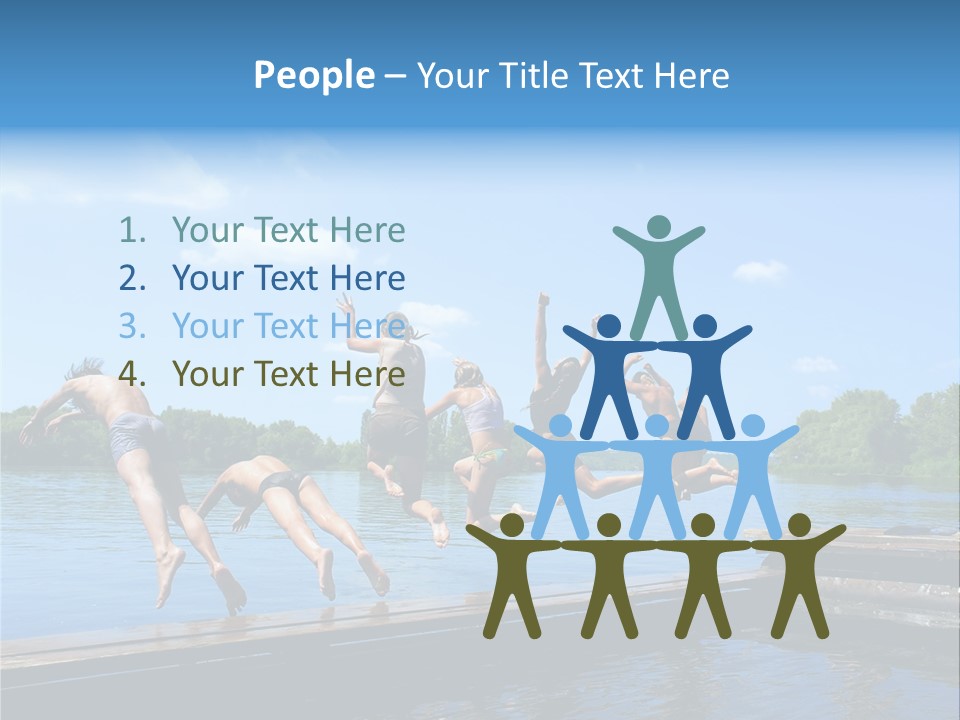 Innocence Cheer Background PowerPoint Template