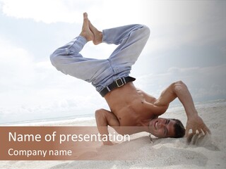 Sand Human Strength PowerPoint Template