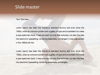 Sand Human Strength PowerPoint Template