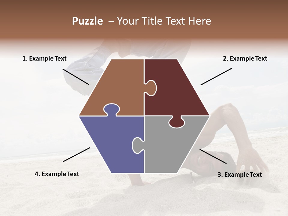 Sand Human Strength PowerPoint Template