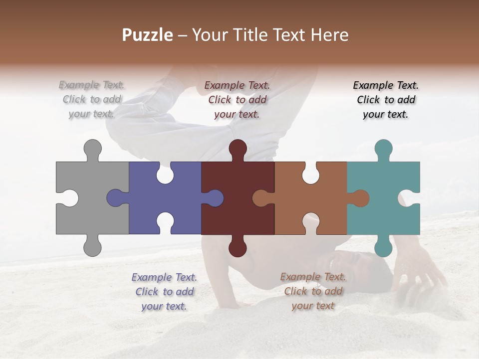 Sand Human Strength PowerPoint Template