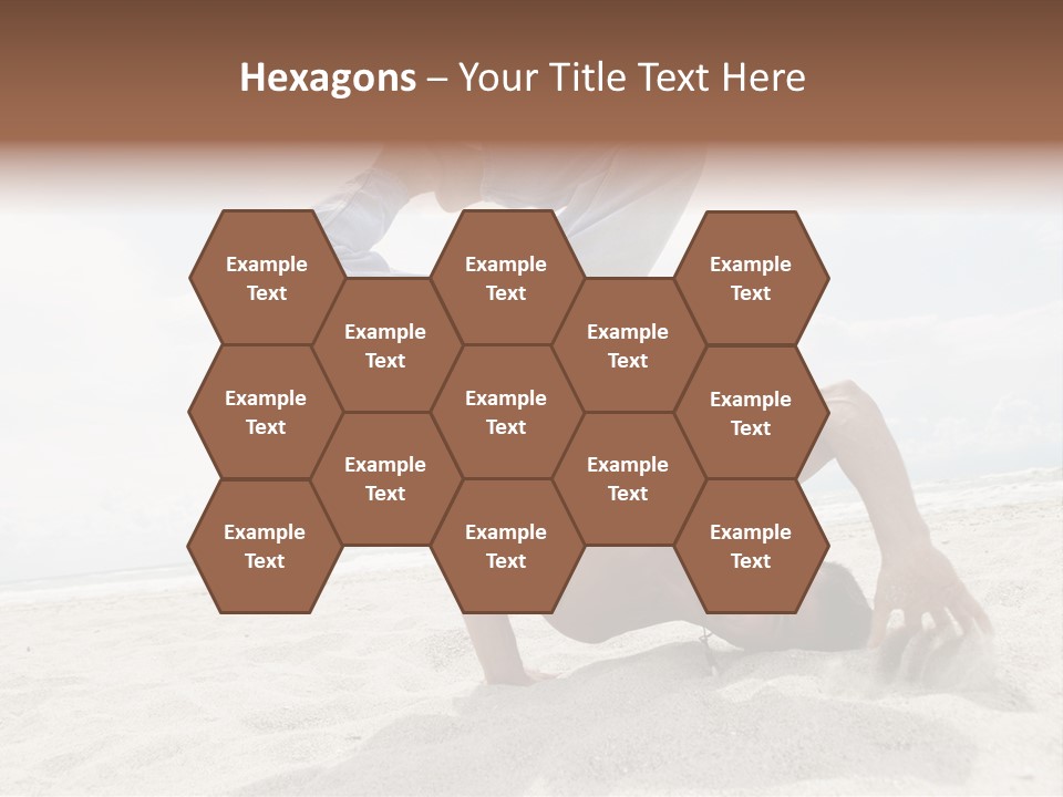 Sand Human Strength PowerPoint Template