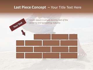 Sand Human Strength PowerPoint Template