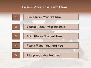 Sand Human Strength PowerPoint Template