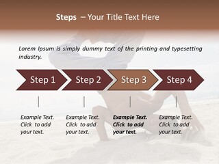 Sand Human Strength PowerPoint Template