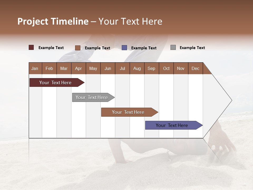 Sand Human Strength PowerPoint Template