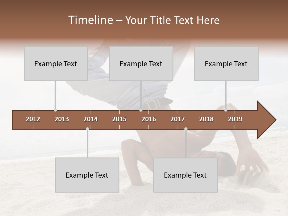 Sand Human Strength PowerPoint Template