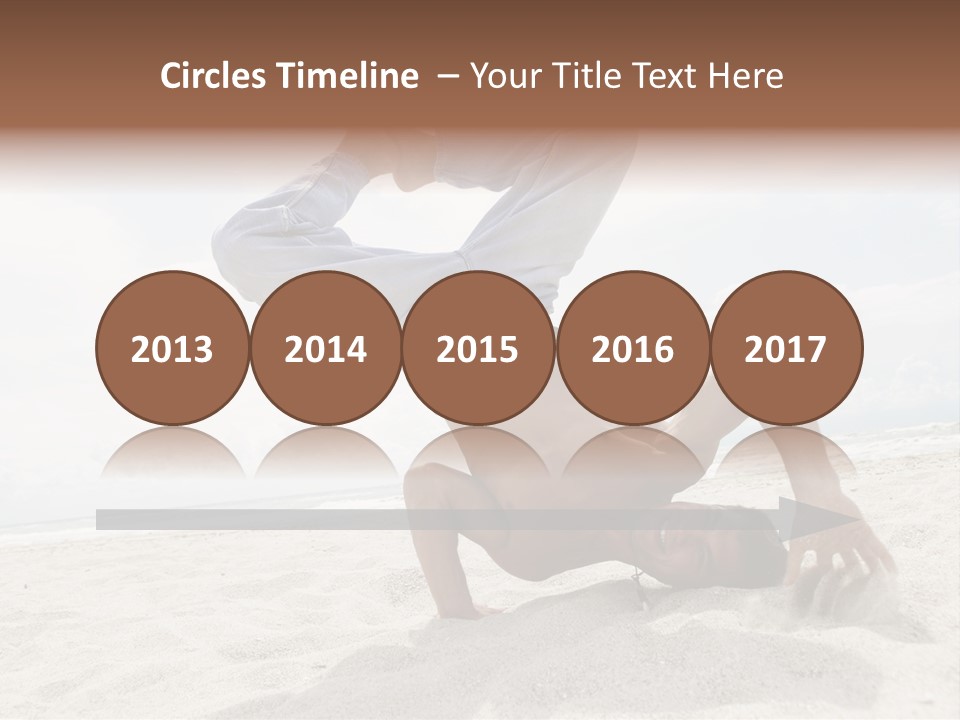 Sand Human Strength PowerPoint Template