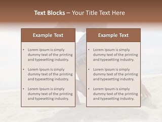 Sand Human Strength PowerPoint Template