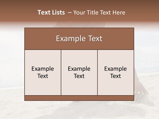 Sand Human Strength PowerPoint Template