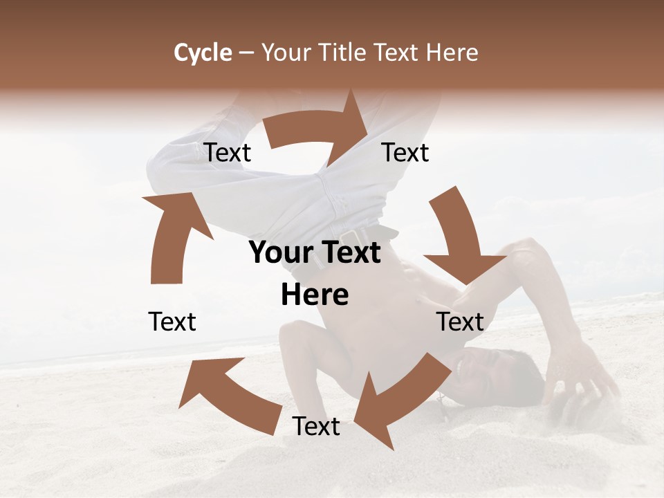 Sand Human Strength PowerPoint Template