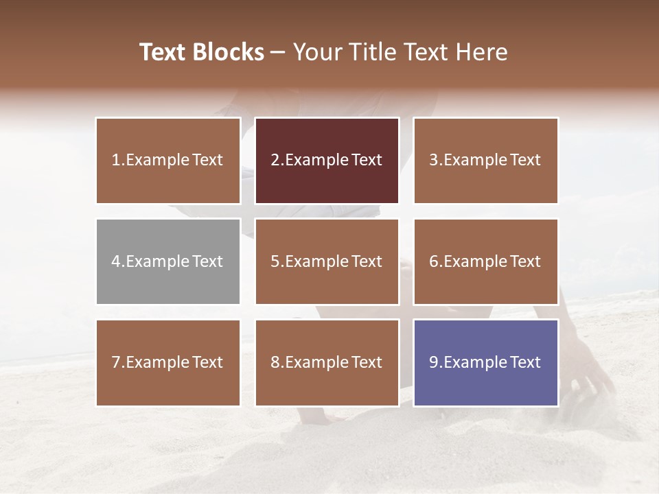 Sand Human Strength PowerPoint Template
