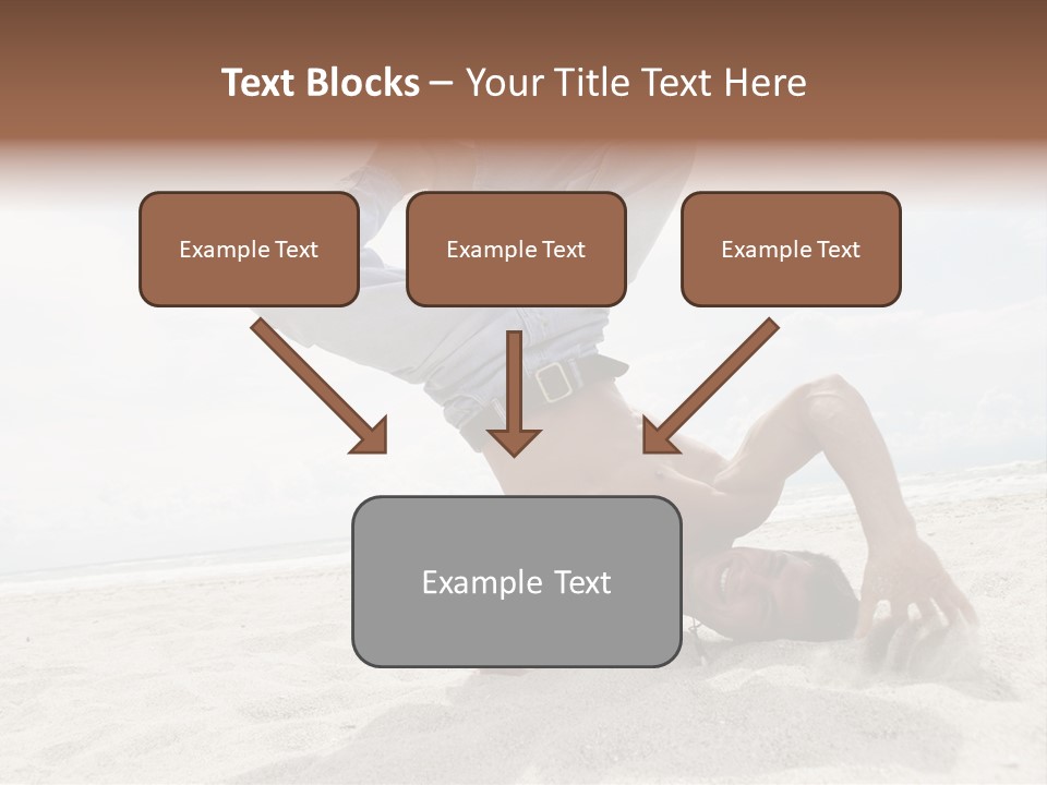 Sand Human Strength PowerPoint Template