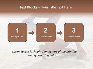 Sand Human Strength PowerPoint Template