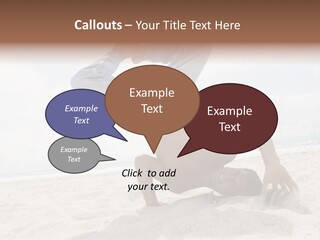 Sand Human Strength PowerPoint Template
