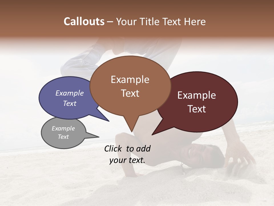 Sand Human Strength PowerPoint Template