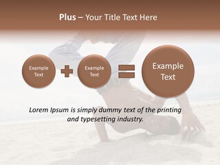 Sand Human Strength PowerPoint Template