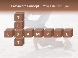 Sand Human Strength PowerPoint Template