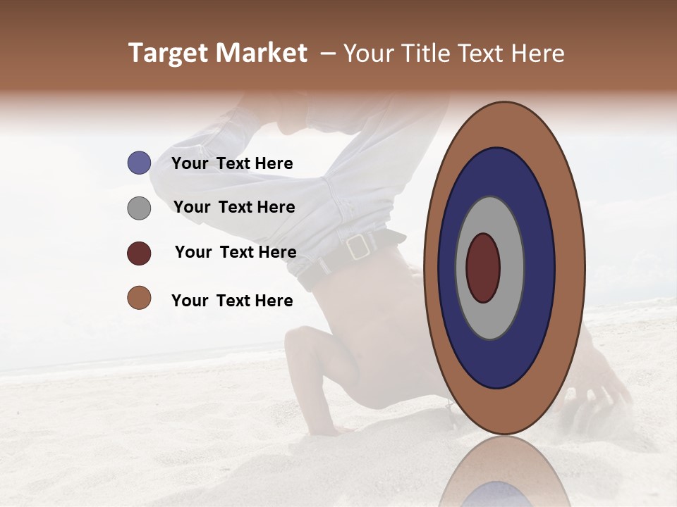 Sand Human Strength PowerPoint Template
