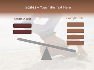 Sand Human Strength PowerPoint Template