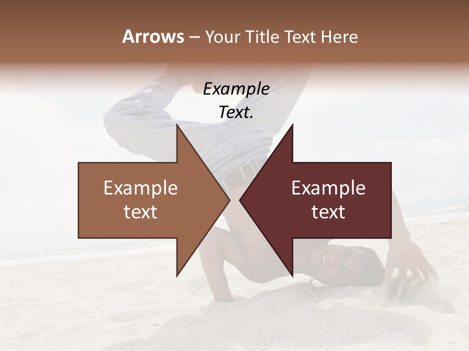 Sand Human Strength PowerPoint Template