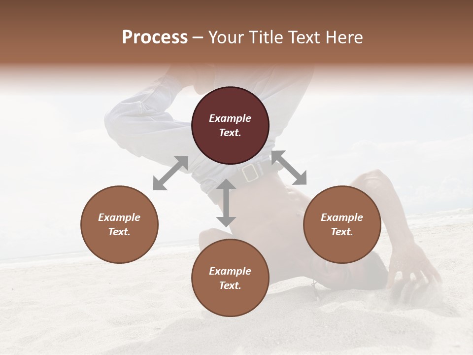 Sand Human Strength PowerPoint Template